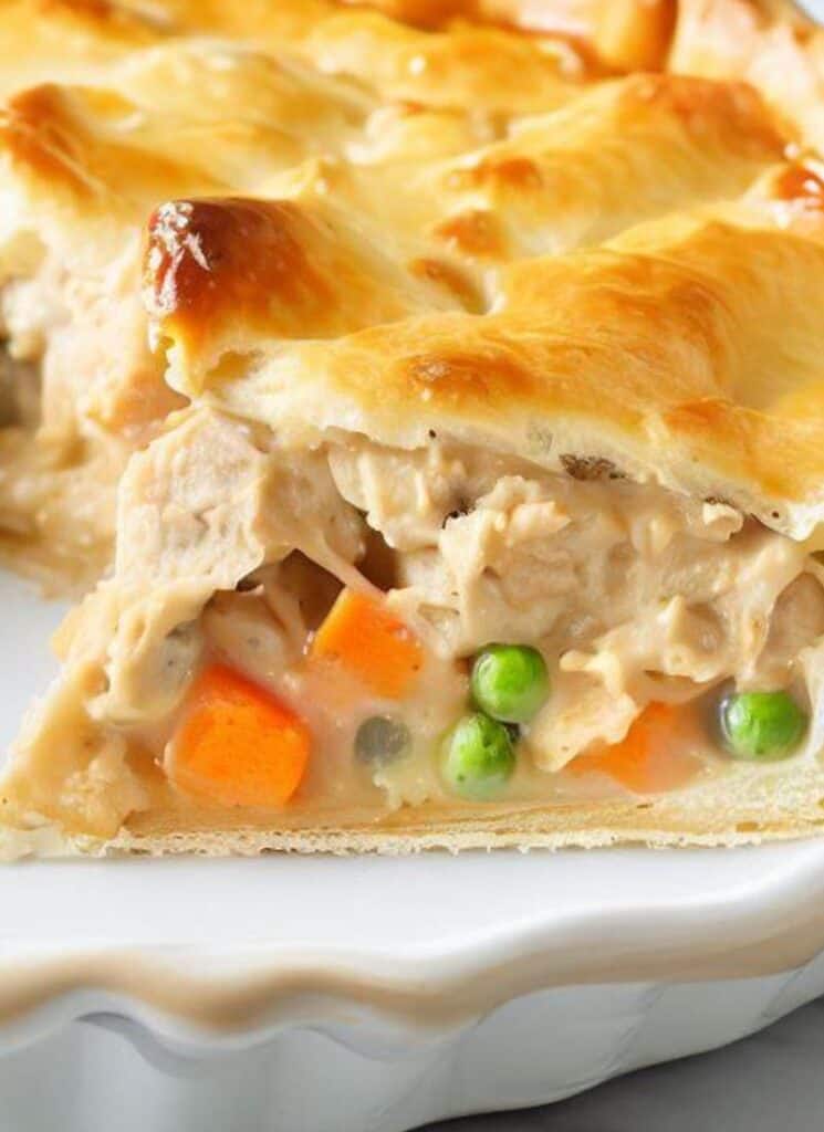 Receta fácil de pastel de pollo casero