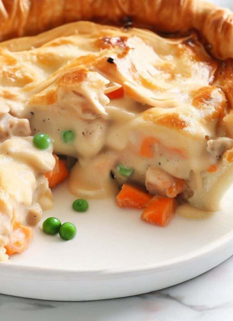 Receta fácil de pastel de pollo casero