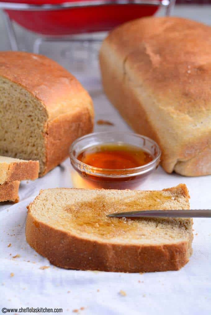 Pan integral con miel casero fácil