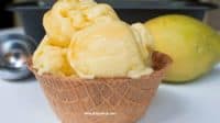 HELADO DE MANGO Y COCO SALUDABLE