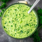 Receta de salsa verde (condimento verde)