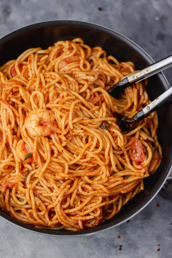 Receta de espaguetis jollof