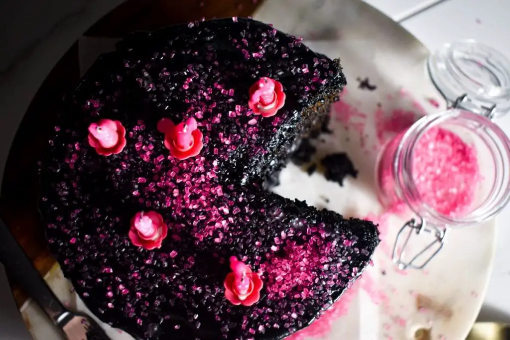 Receta de pastel húmedo de terciopelo negro para Halloween Receta de pastel húmedo de terciopelo negro para Halloween