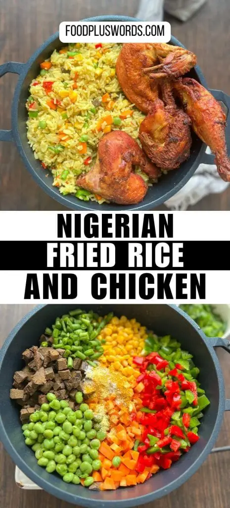 Receta auténtica de arroz frito nigeriano