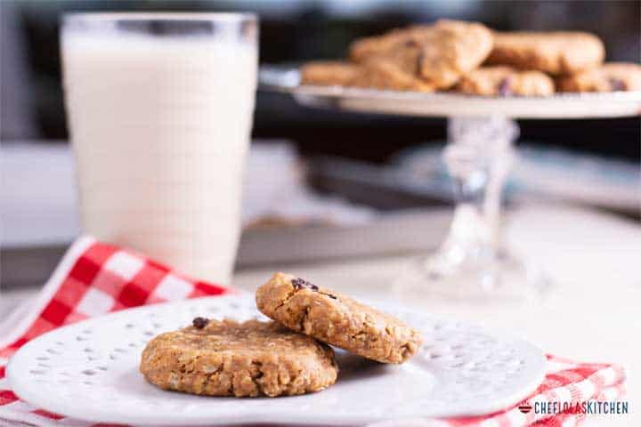 Galletas saludables de mantequilla de maní