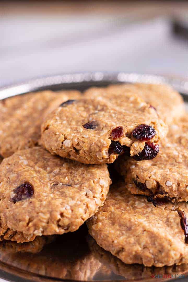 Galletas saludables de mantequilla de maní