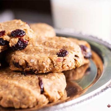 Galletas saludables de mantequilla de maní