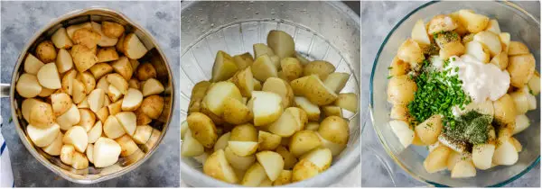 Receta fácil de ensalada de patatas