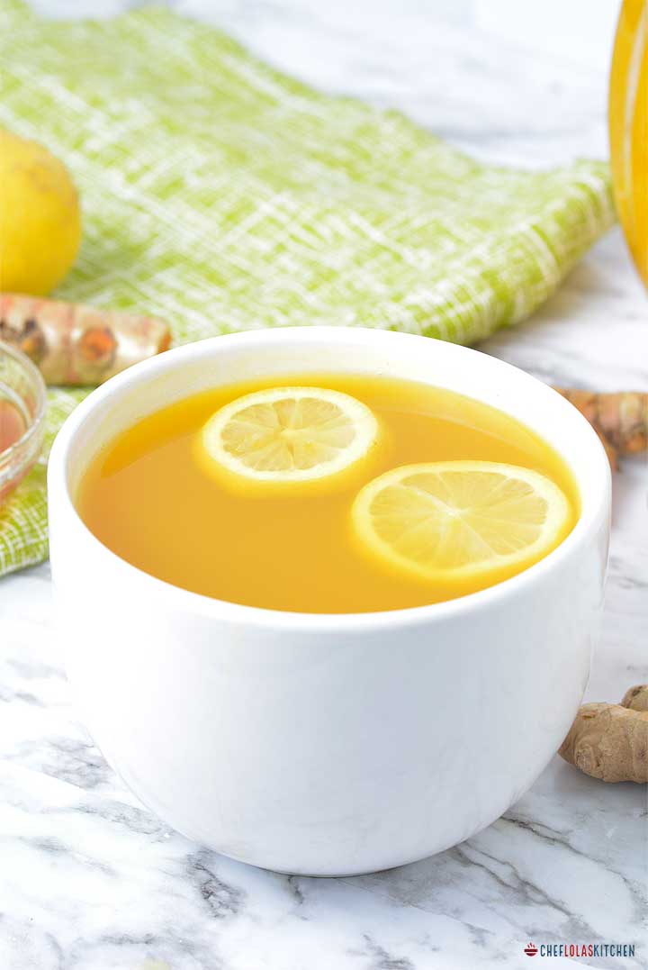 Té de jengibre y cúrcuma Té de jengibre y cúrcuma