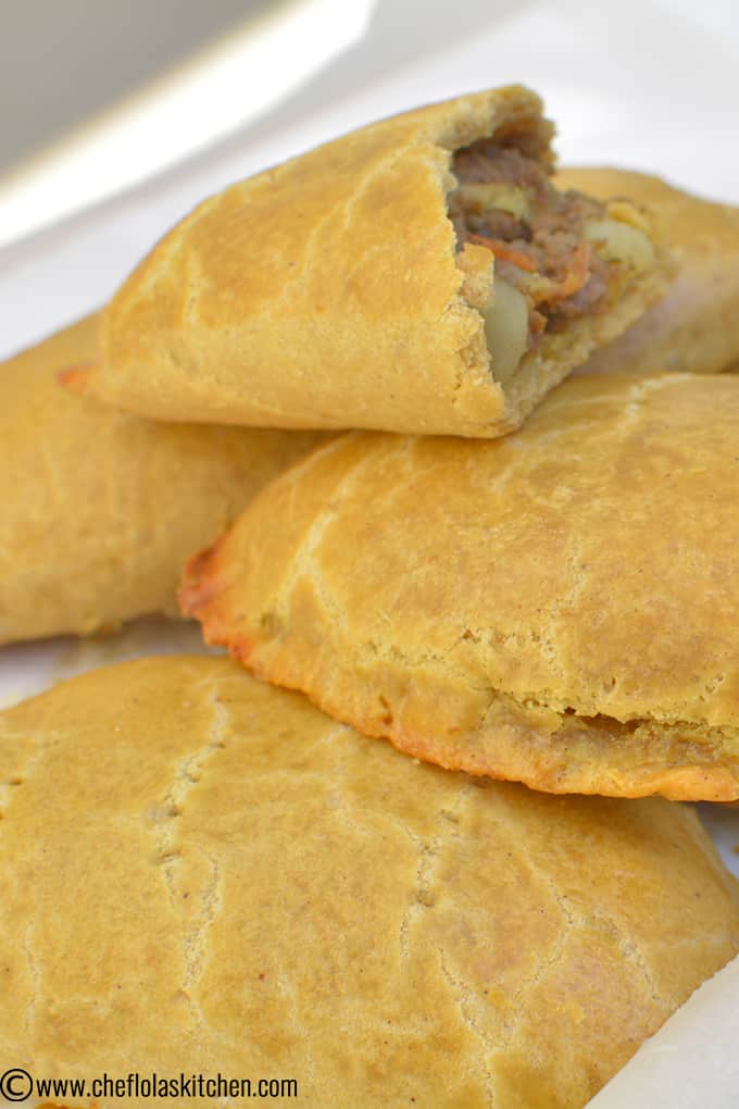 Pastel de carne de trigo simple (pastel de ternera)