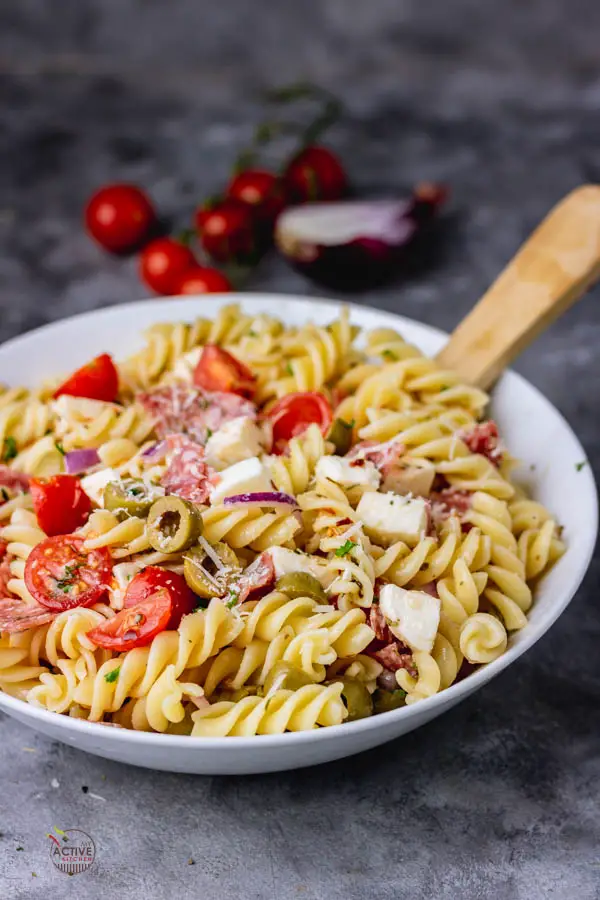 Ensalada de pasta italiana fácil Ensalada de pasta italiana fácil