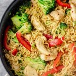 Sartén De Ramen De Pollo Sartén De Ramen De Pollo