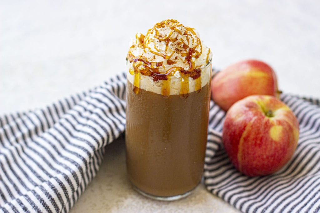 Frappuccino crujiente de manzana (receta imitadora de Starbucks)