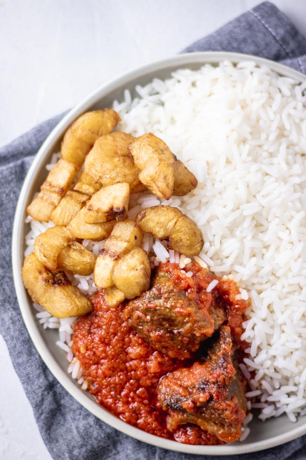 Estofado de ternera nigeriano (estofado africano)