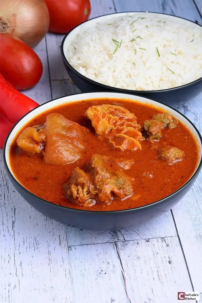 Estofado de ternera nigeriano (receta de estofado africano) Estofado de ternera nigeriano (receta de estofado africano)