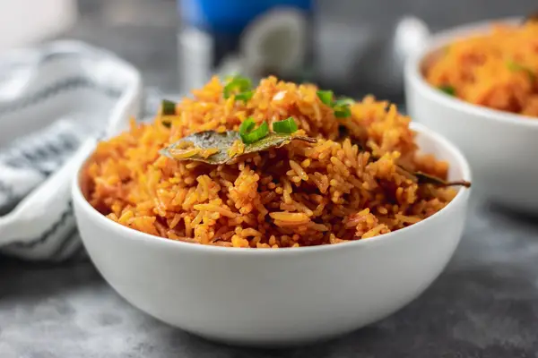 Arroz jollof con coco