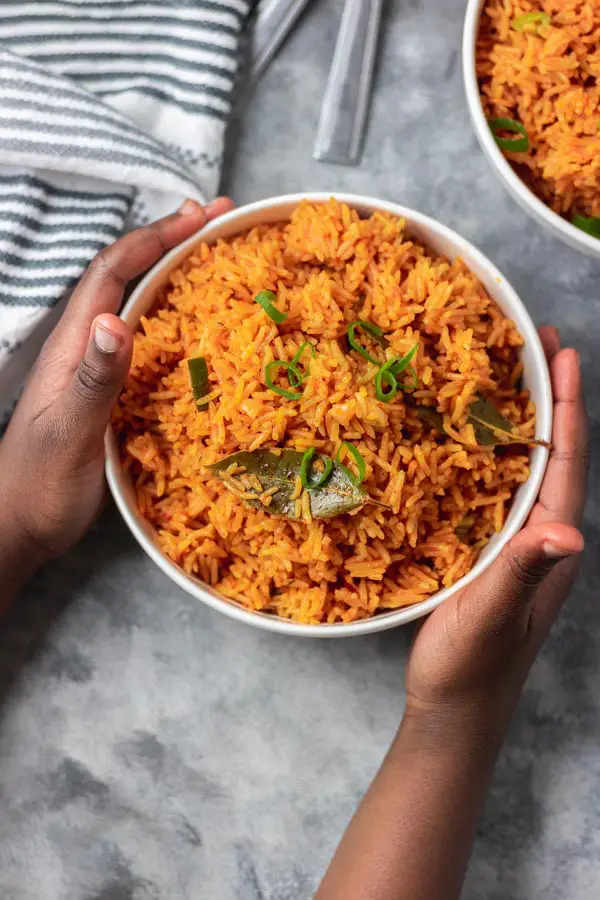 Arroz jollof con coco