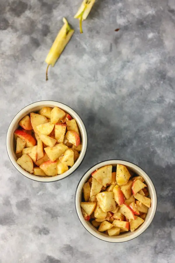 Crumble de manzana para dos Crumble de manzana para dos