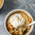 Crumble de manzana para dos Crumble de manzana para dos