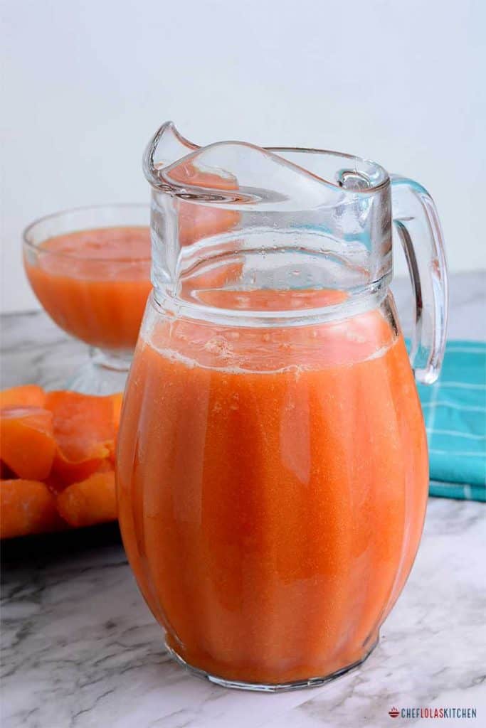 jugo de papaya