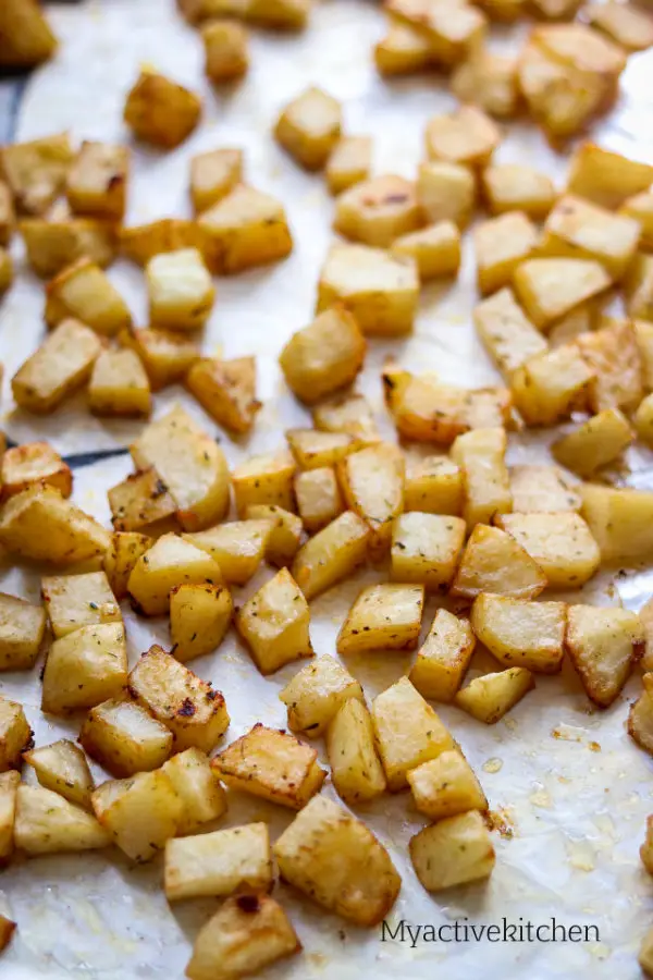 Patatas sencillas para el desayuno