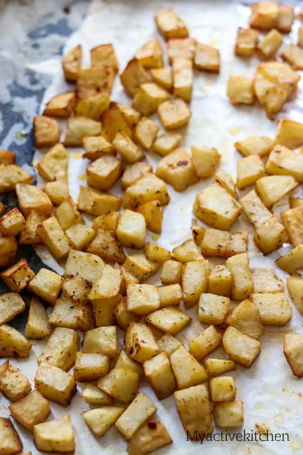 Patatas sencillas para el desayuno