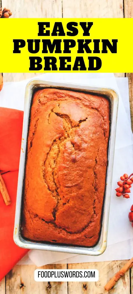 Receta fácil de pan de calabaza sin lácteos