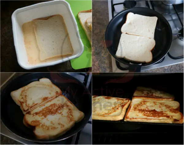 Receta fácil de tostadas francesas