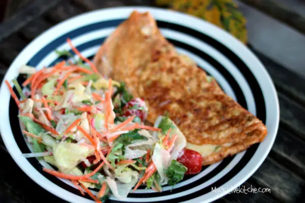 Tortilla de queso y picante Tortilla de queso y picante