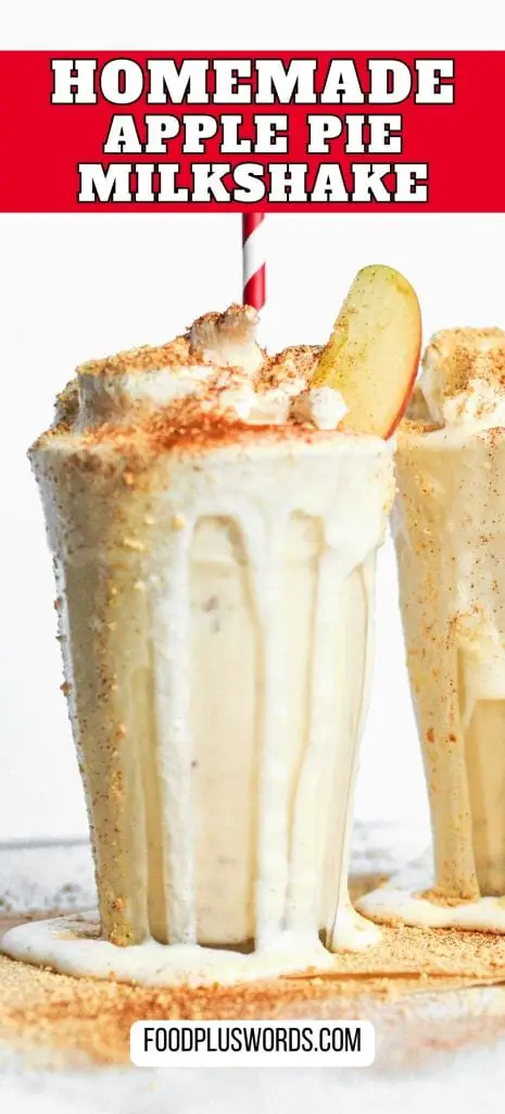 La mejor receta de batido de tarta de manzana