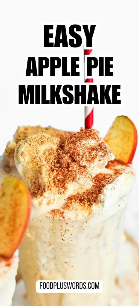 La mejor receta de batido de tarta de manzana