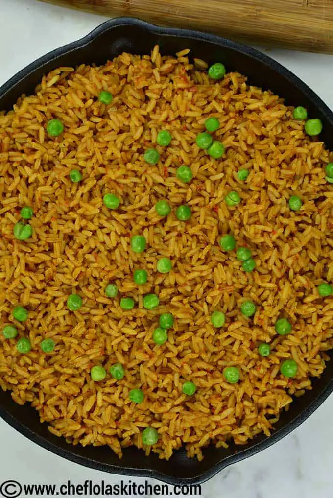 Arroz jollof – horneado en el horno Arroz jollof – horneado en el horno