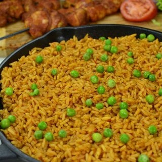 Arroz jollof – horneado en el horno Arroz jollof – horneado en el horno