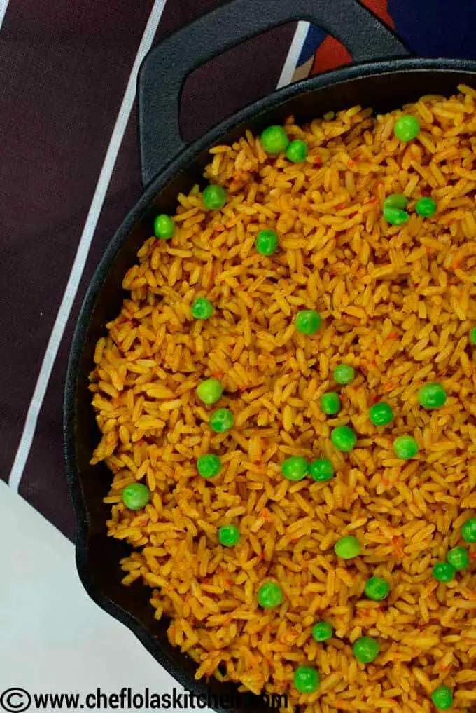 Arroz jollof – horneado en el horno Arroz jollof – horneado en el horno