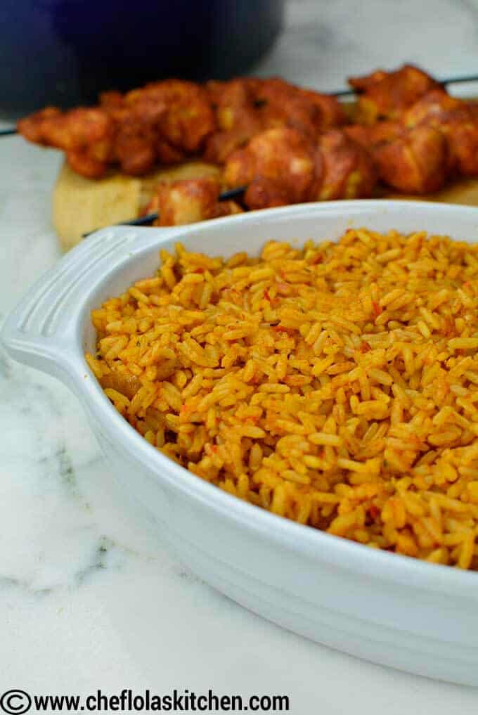 Arroz jollof – horneado en el horno Arroz jollof – horneado en el horno