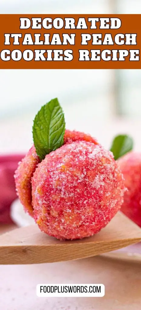 Receta italiana de galletas de durazno Receta italiana de galletas de durazno