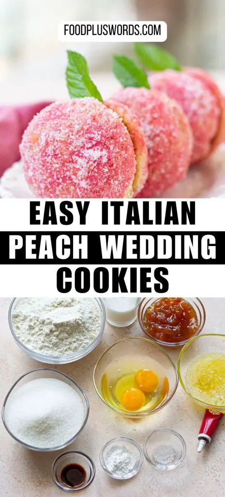 Receta italiana de galletas de durazno Receta italiana de galletas de durazno