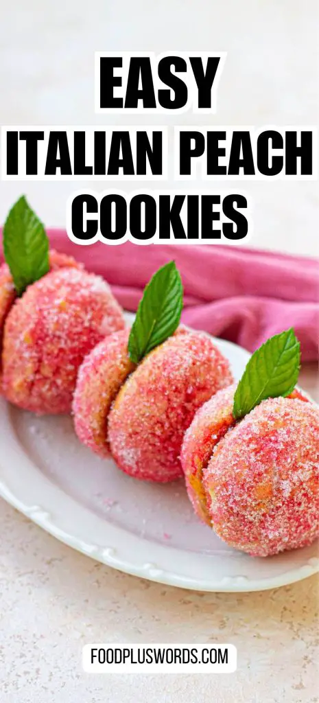 Receta italiana de galletas de durazno Receta italiana de galletas de durazno