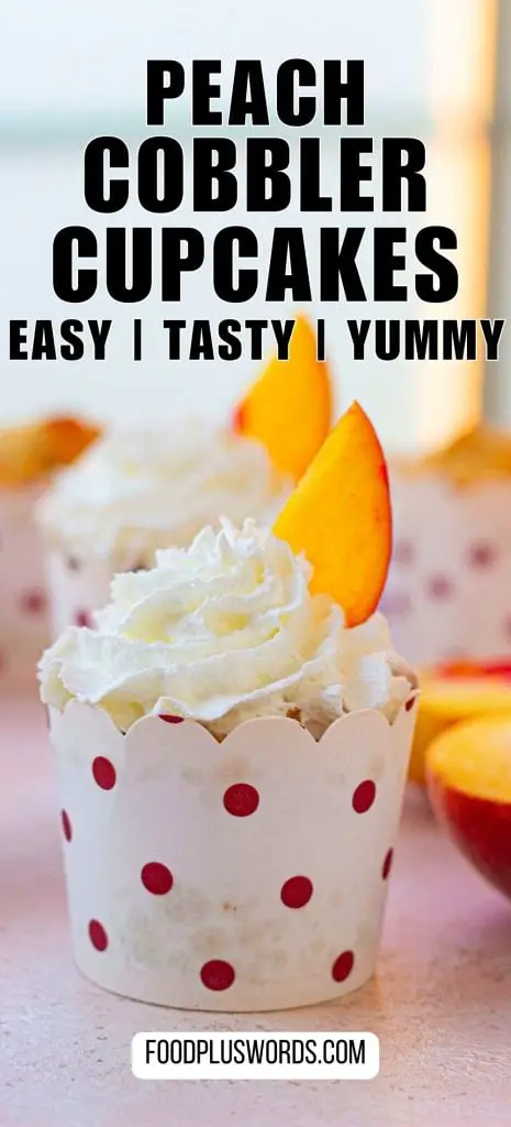 La mejor receta de cupcakes de durazno.