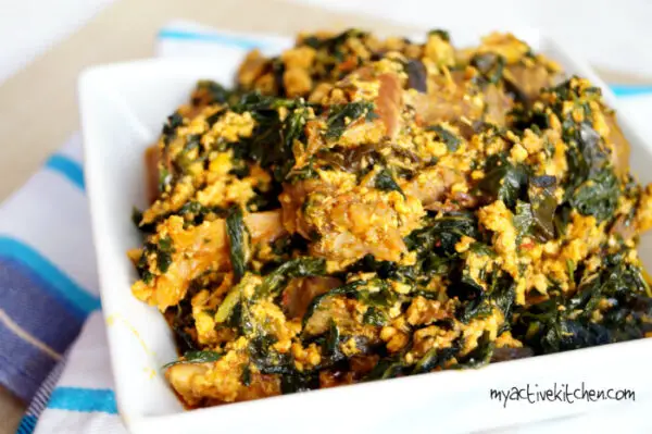 Egusi Elefo Meta (Efo elegusi)