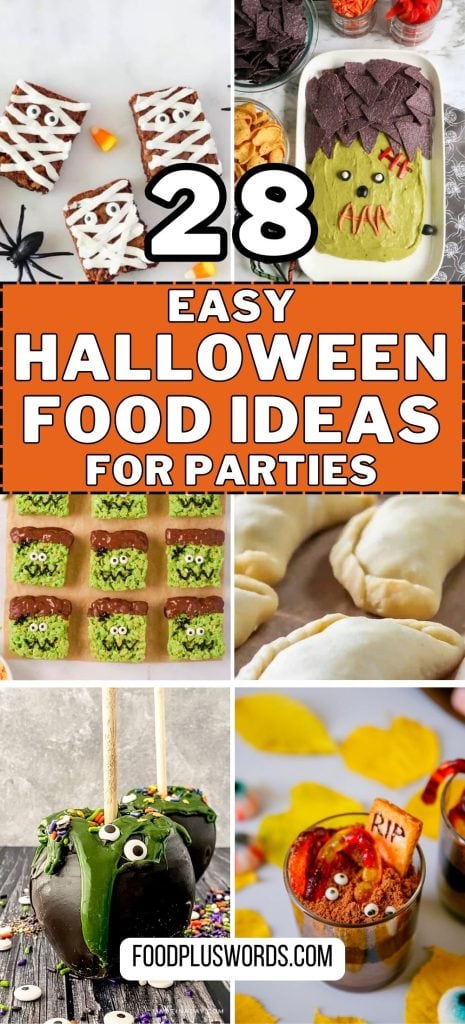 28 ideas de comida con temática de películas de Halloween para un festín monstruoso
