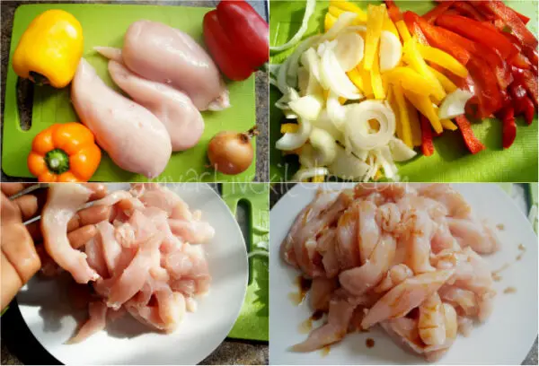 Sándwich derretido de Suya con pollo y pan Agege