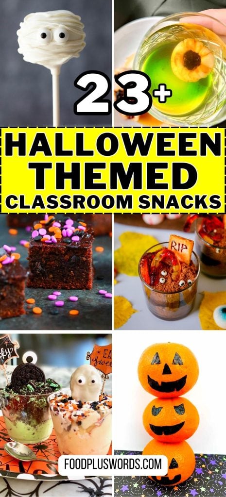 30 bocadillos de Halloween en el aula para una sabrosa fiesta escolar