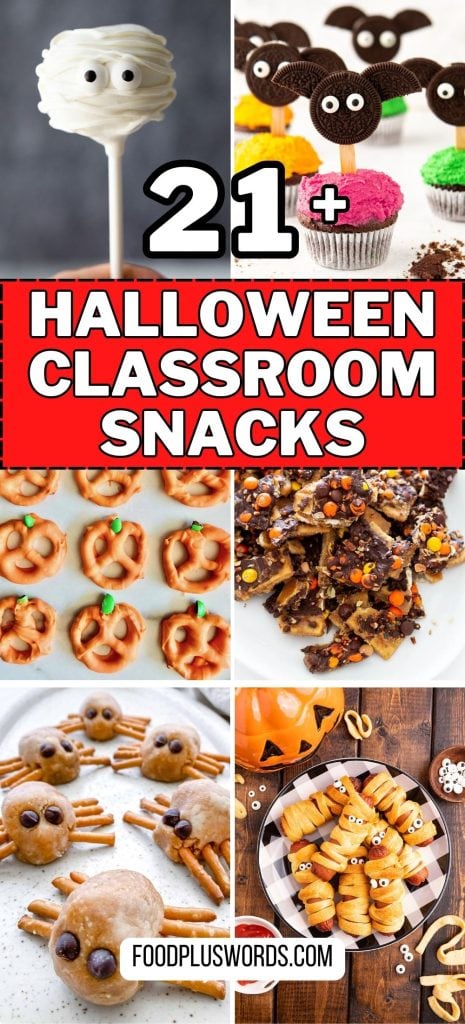 30 bocadillos de Halloween en el aula para una sabrosa fiesta escolar