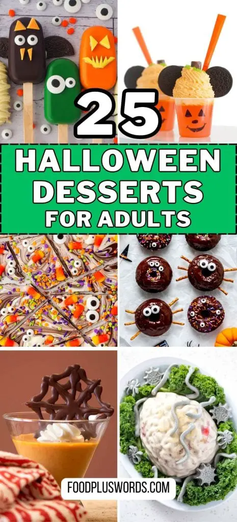 ¡25 postres de Halloween que te encantarán!