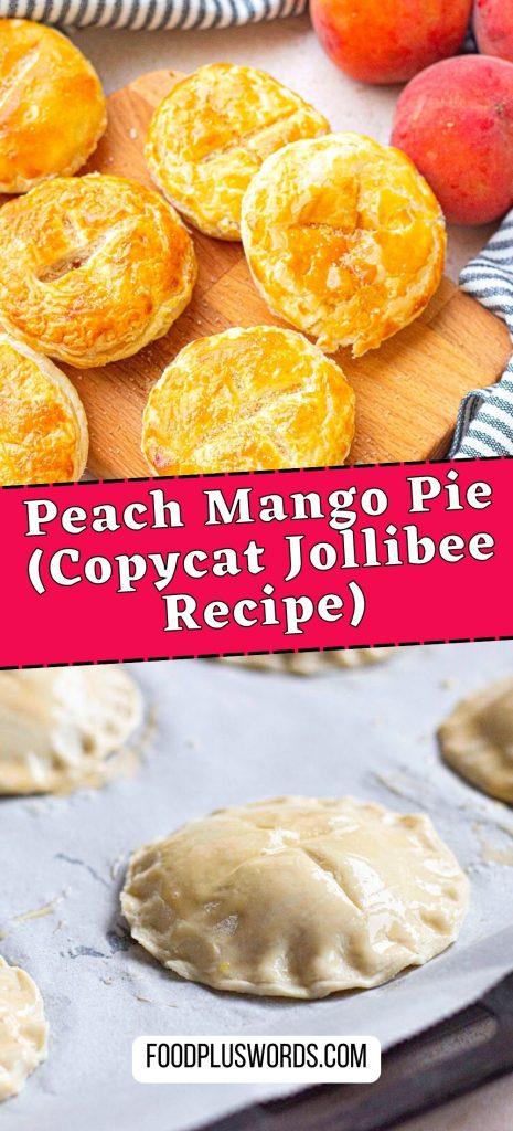 Pastel de melocotón y mango Receta Jollibee Copycat