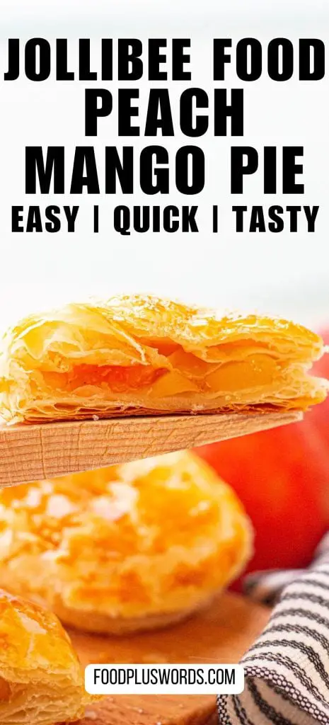 Pastel de melocotón y mango Receta Jollibee Copycat