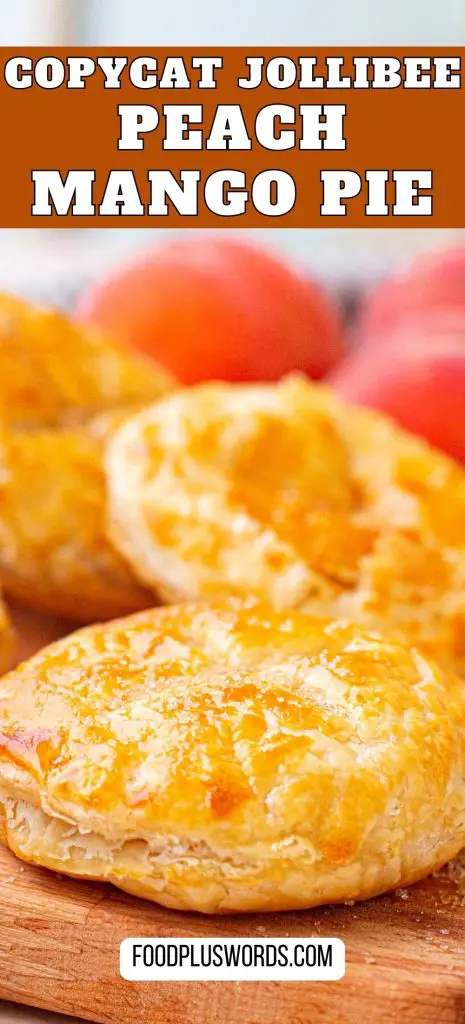 Pastel de melocotón y mango Receta Jollibee Copycat