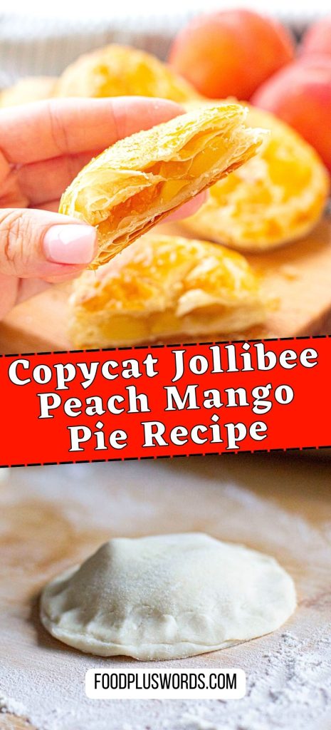 Pastel de melocotón y mango Receta Jollibee Copycat