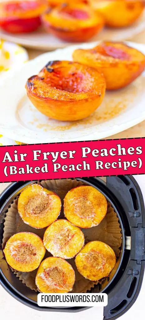 Receta fácil de melocotones para freidora Receta fácil de melocotones para freidora